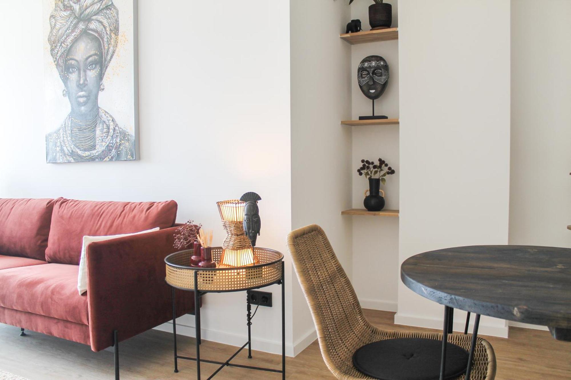 African-Style Apartment - Stadtnah, Parkplatz, E-Ladestation Fuer Auto & Fahrraeder, Gitterbox Fuer Fahrraeder, Fitnessstudio Coblence Extérieur photo